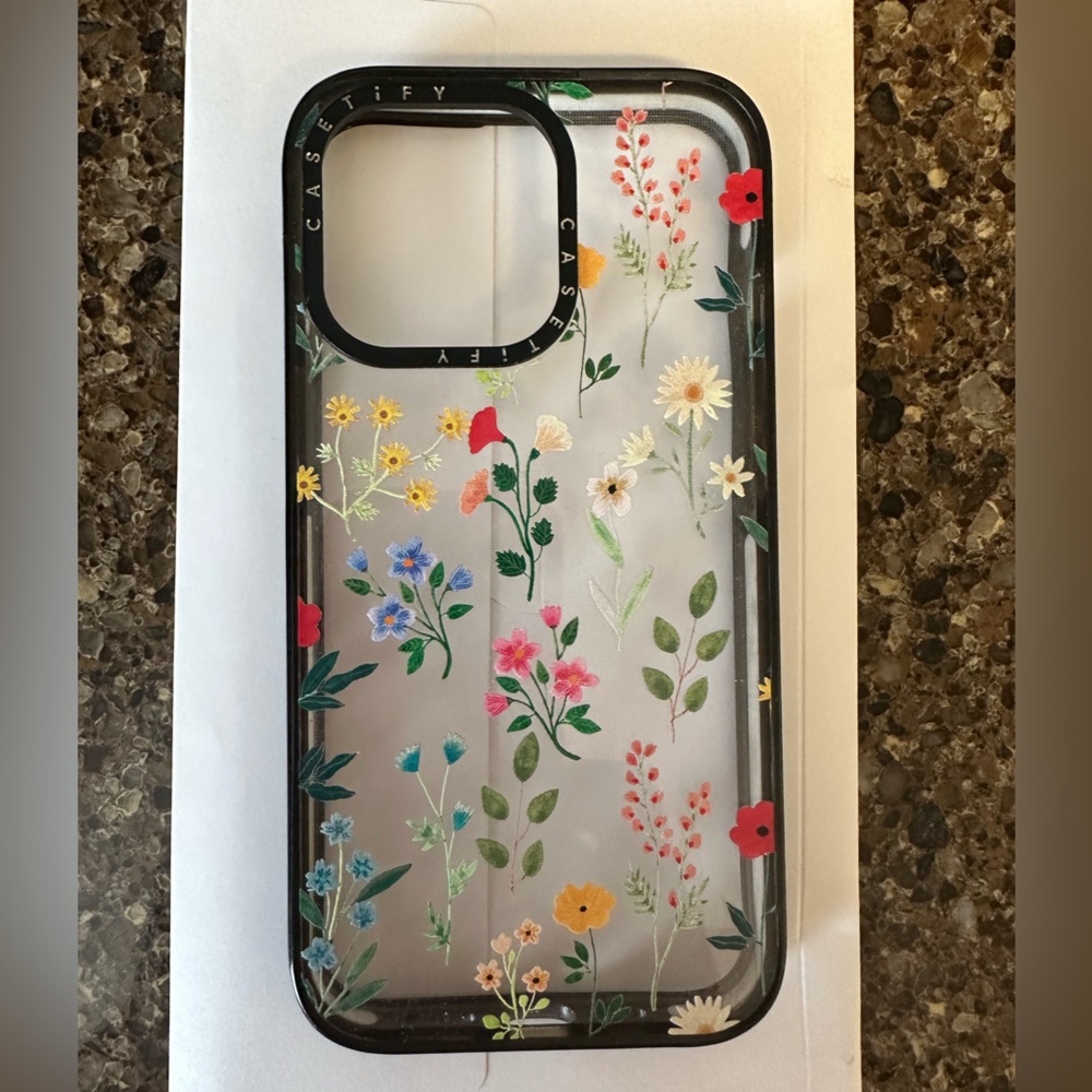 Casetify iPhone 13 Pro Spring Botanicals. Excellent condition.